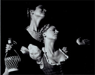 Illustration zu dem Theaterstück Die Schlange aber von Gisela Zies, Berlin